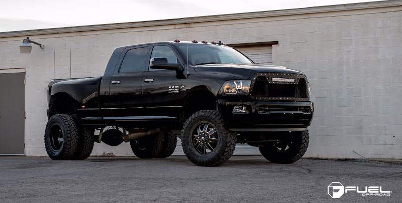 Dodge Ram 3500 Fuel Dually Wheels Maverick Dually Front - D538 8 Lug